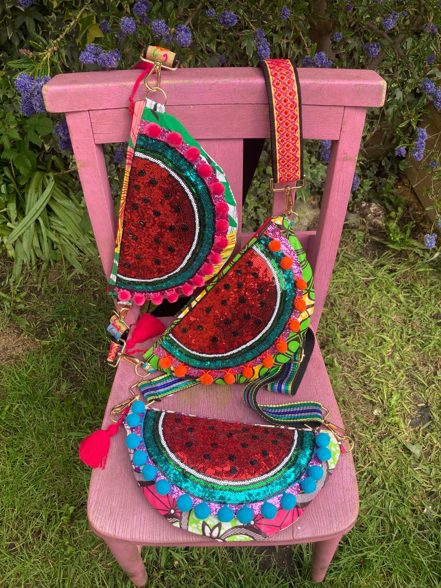 Watermelon cross body bag