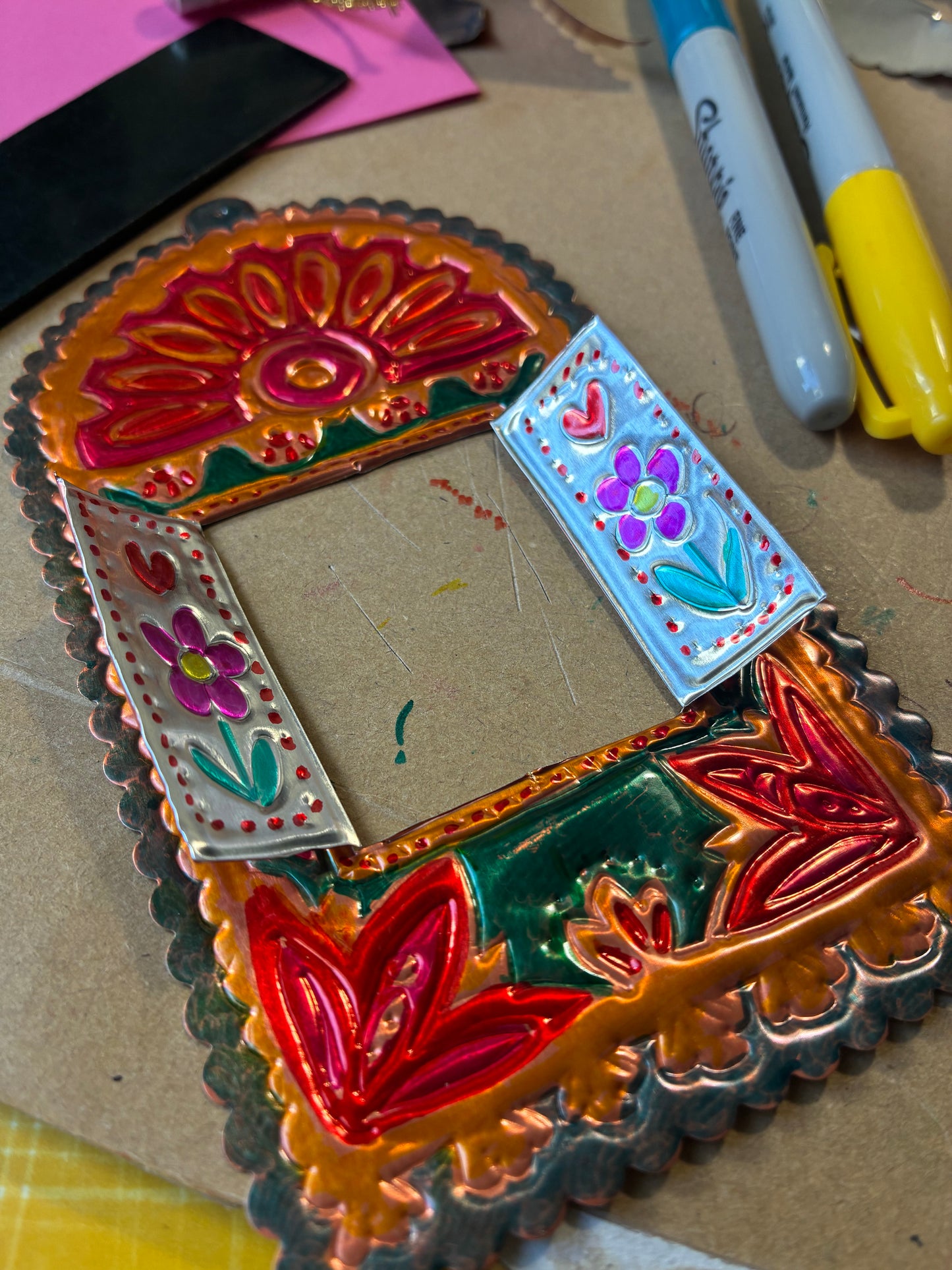 DIY Kit - Mexican Day of the dead tin decoration