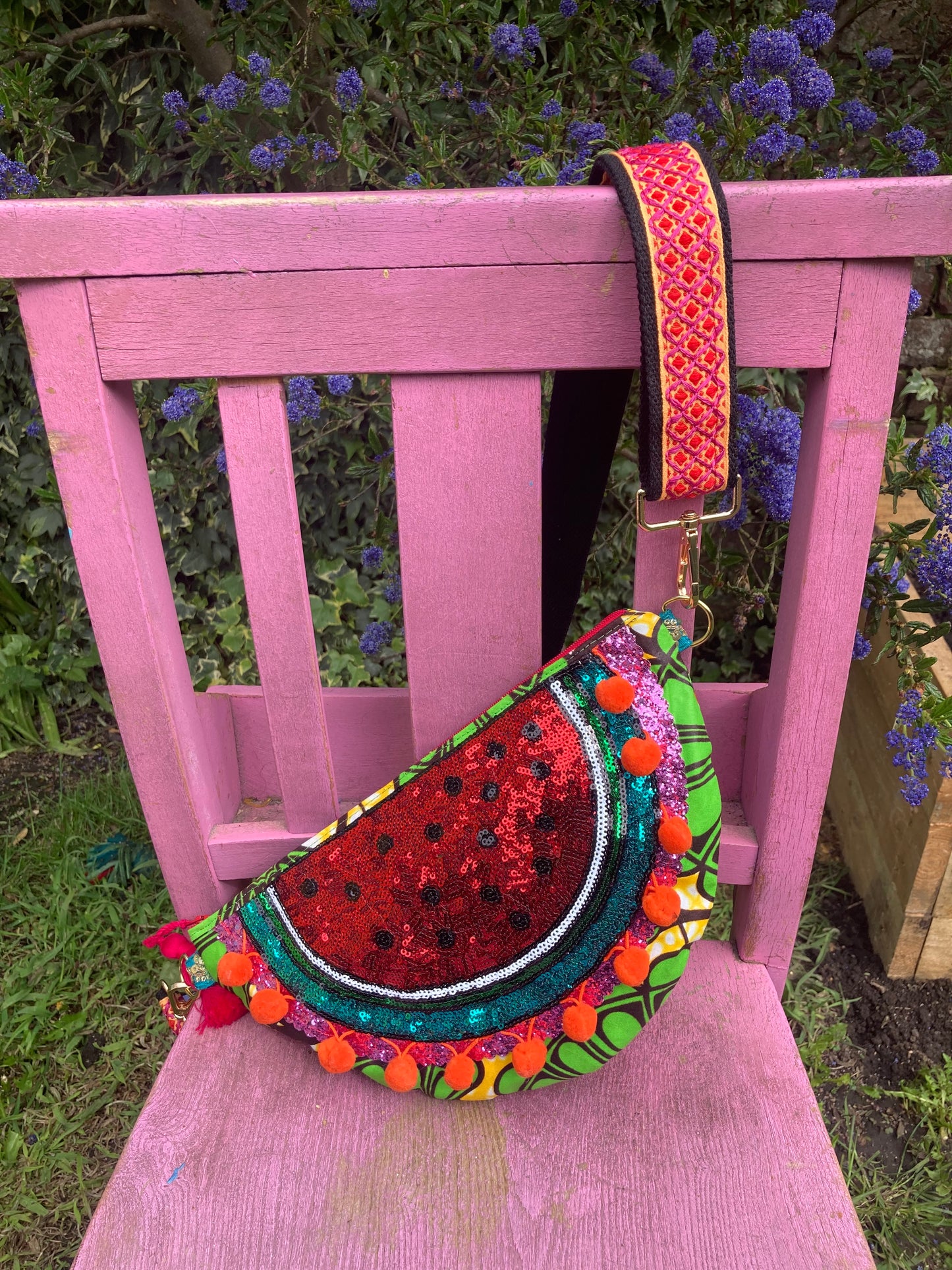Watermelon cross body bag