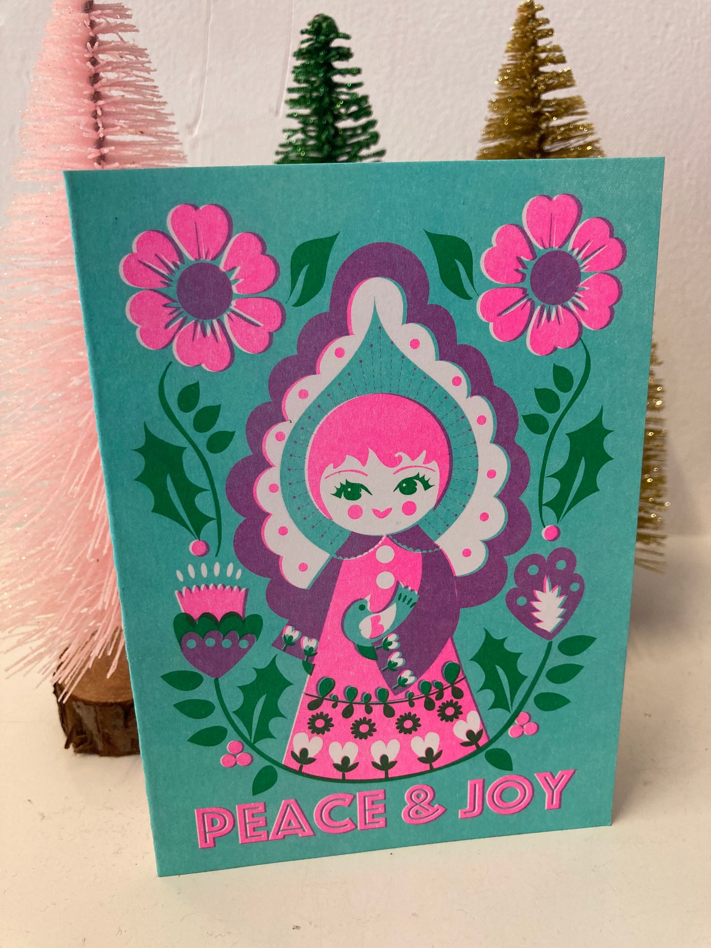 Peace & Joy Ange card