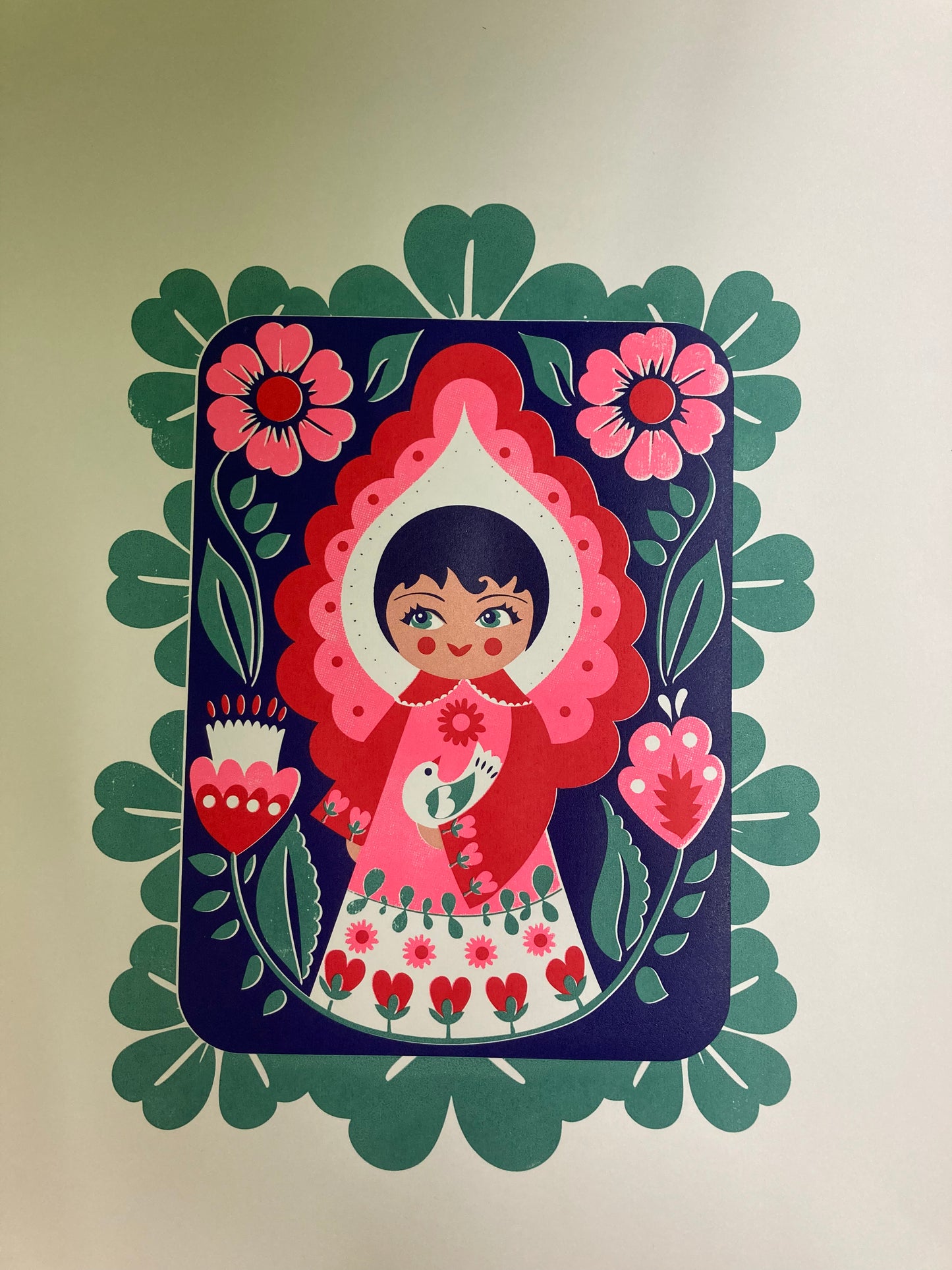 Peace Angel Screenprint