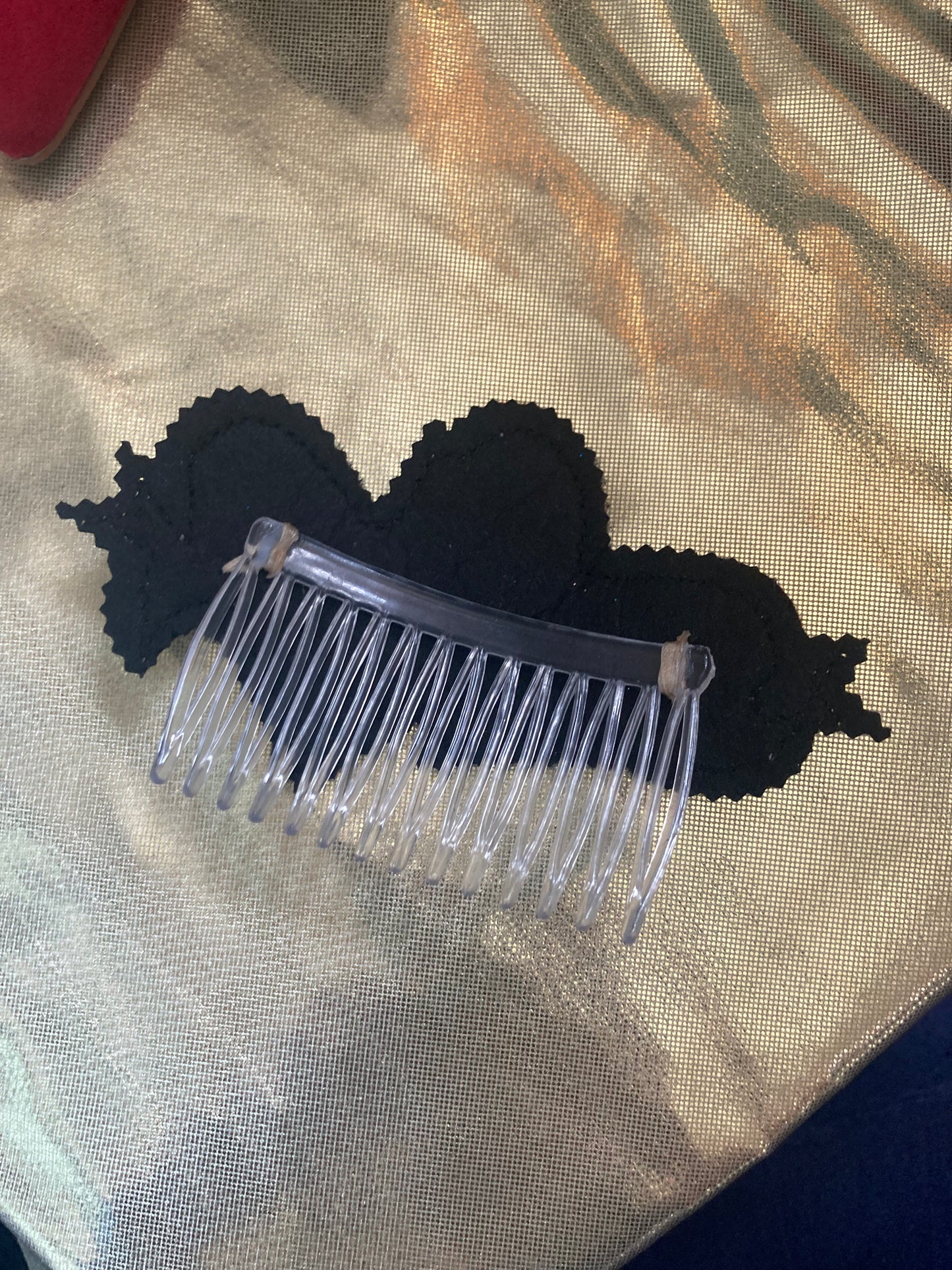 Personalised Heart banner Hair Comb