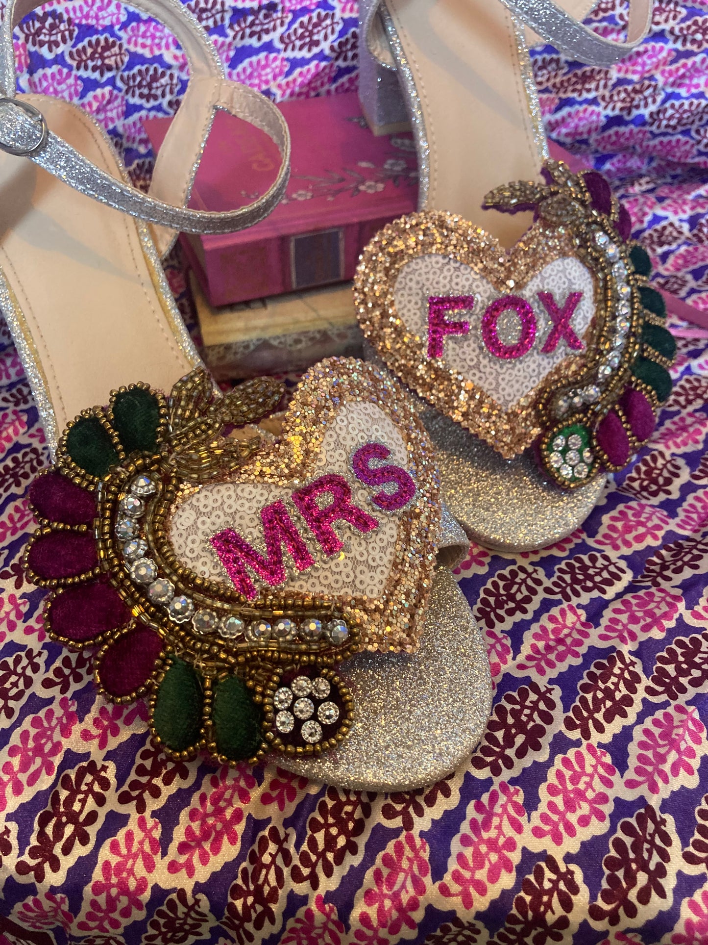 Custom made shoe clips