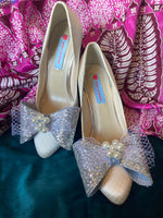 Bridal Bow shoe clips, bridal, party shoes