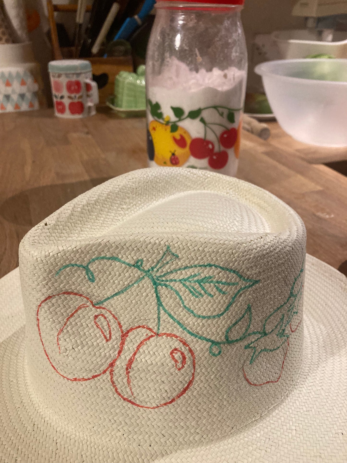 Hat painting, craft workshop