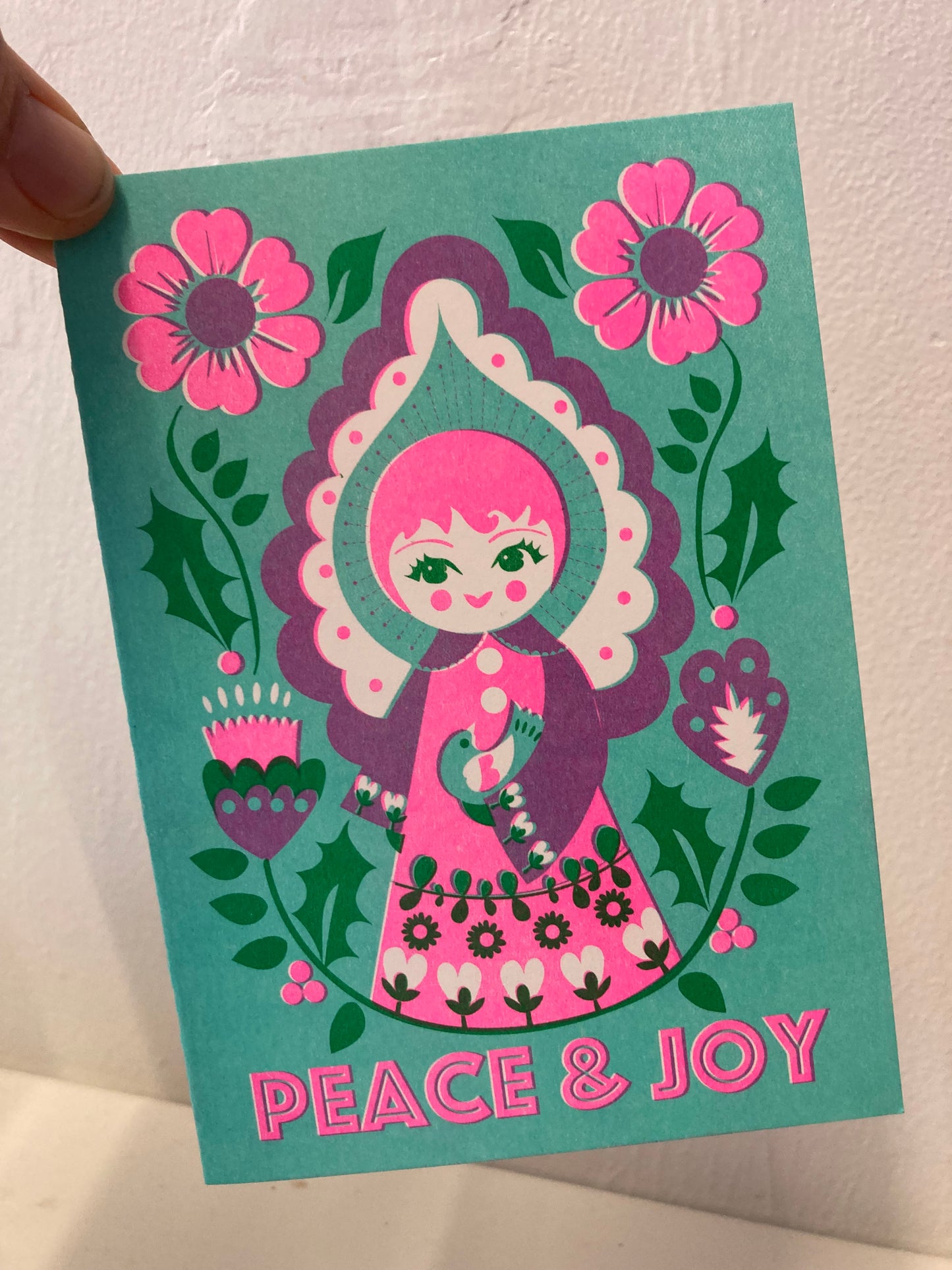 Peace & Joy Ange card