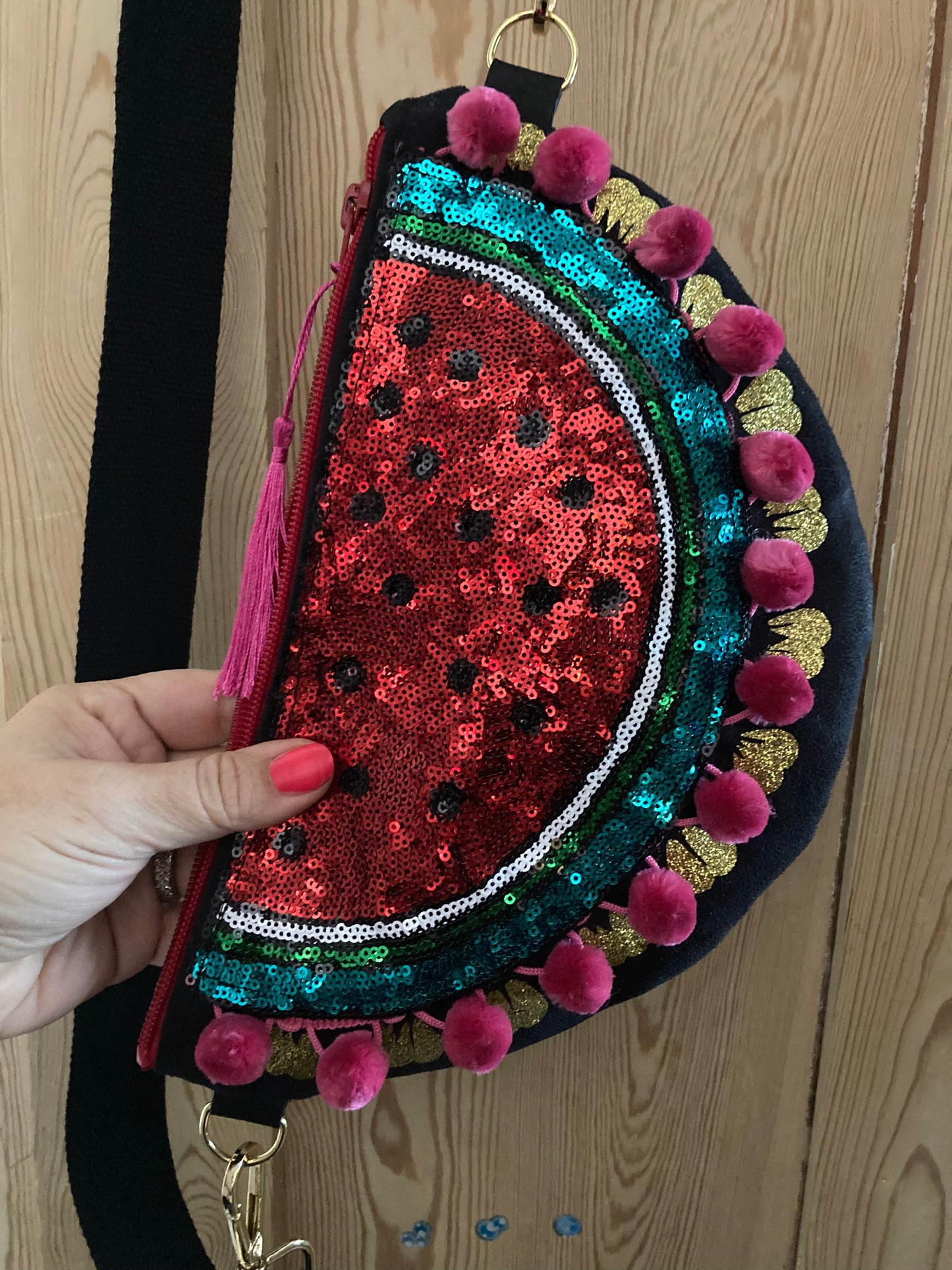 Watermelon cross body bag