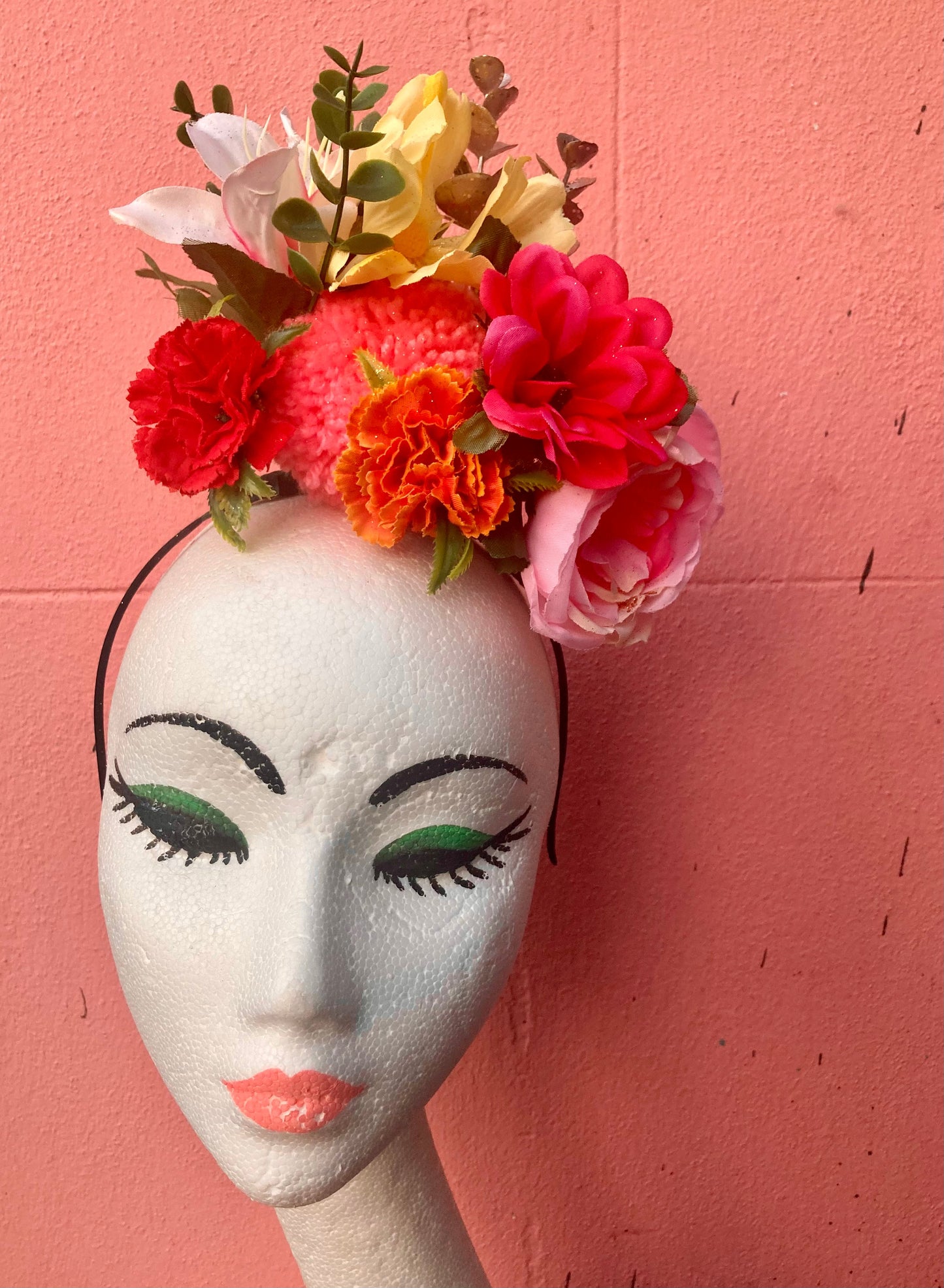 Flower Pom Pom festival, Pride, Hen hairband Workshop