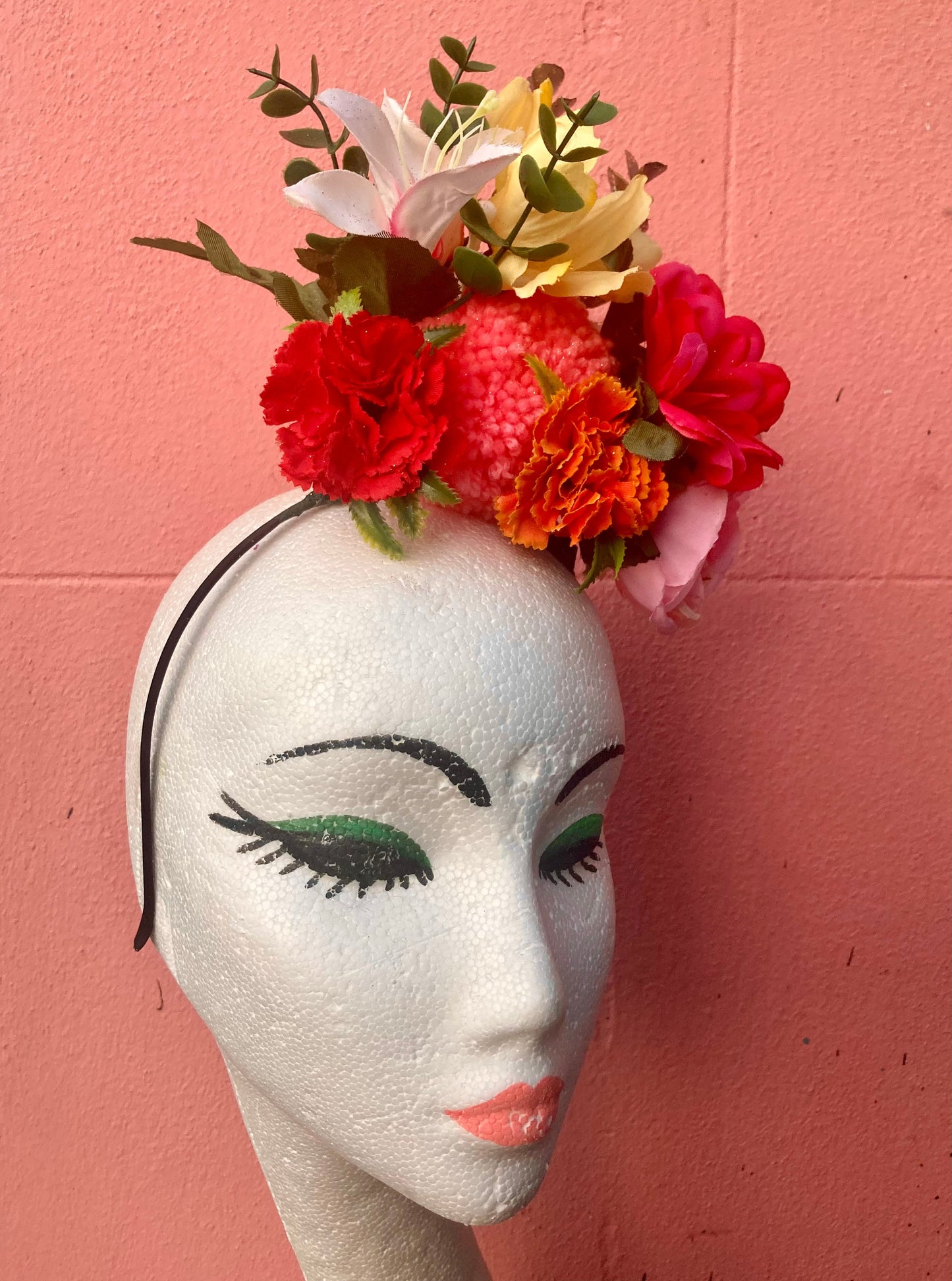 Flower Pom Pom festival, Pride, Hen hairband Workshop