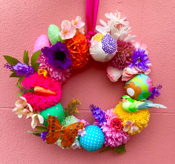 Kitsch Spring/Easter Wreaths