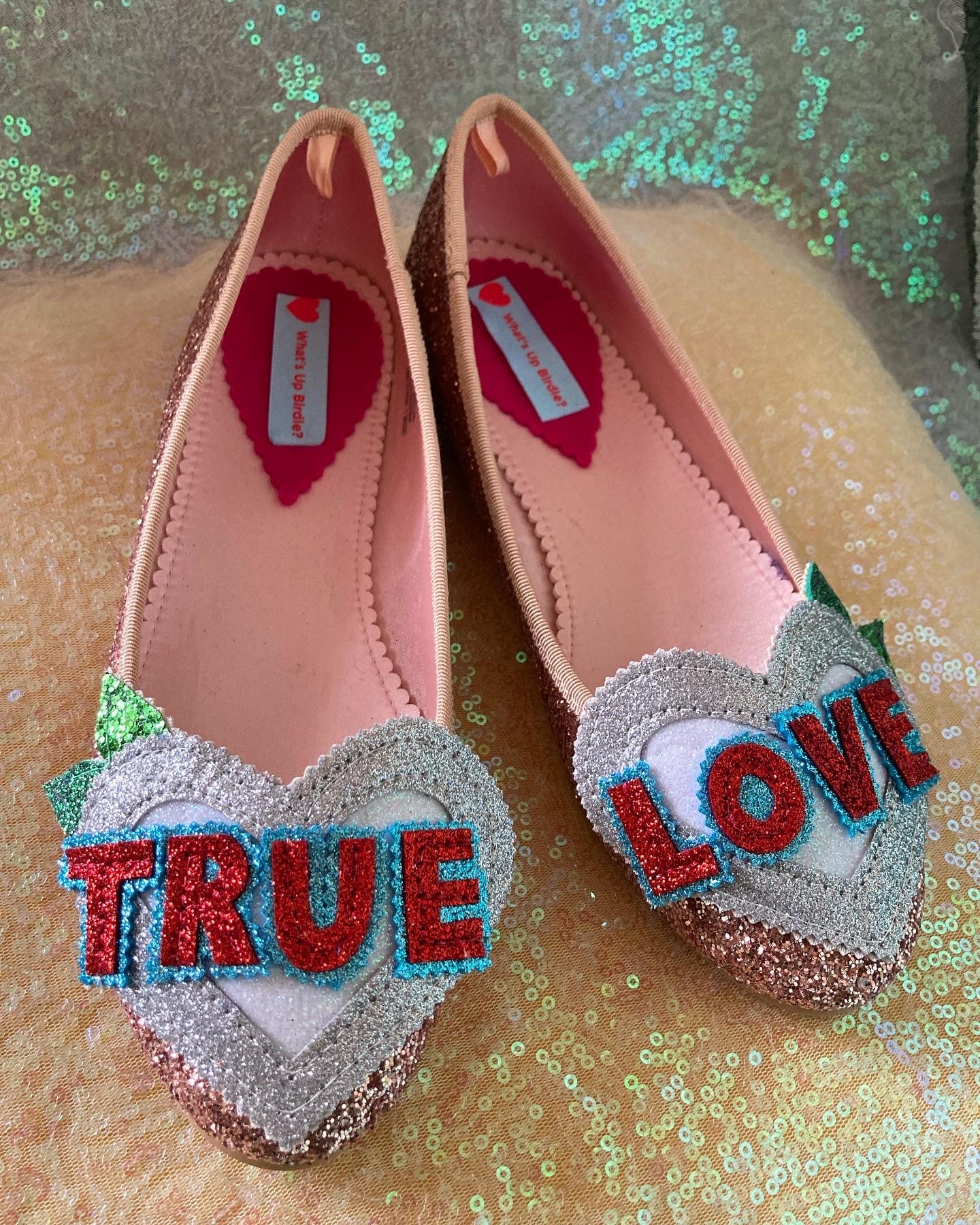 Shoe customisation, party shoes, bride shoes