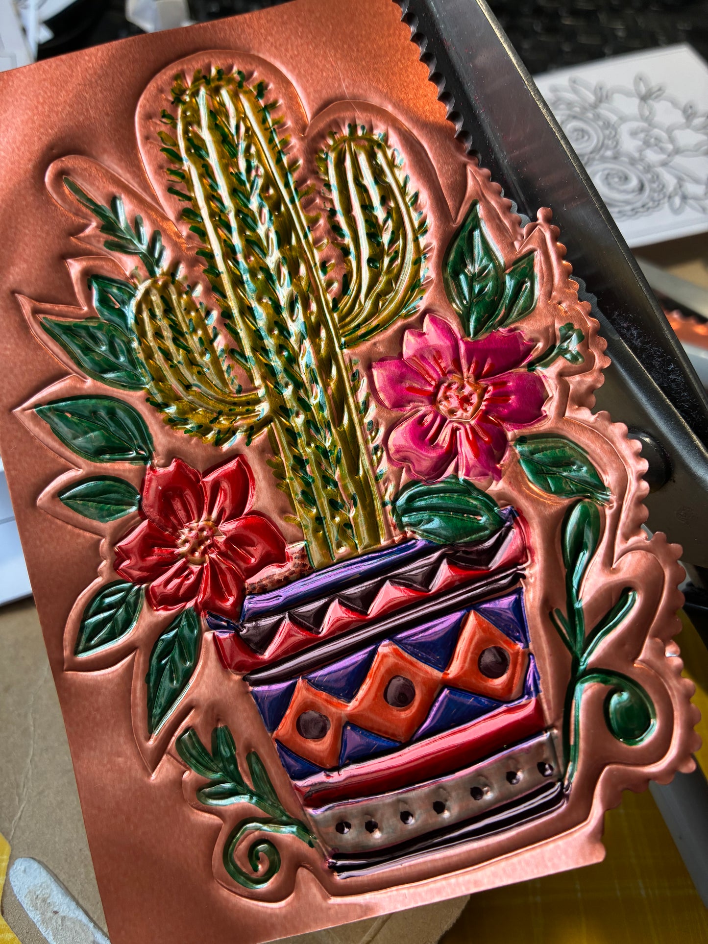 DIY Kit - Mexican Day of the dead tin decoration