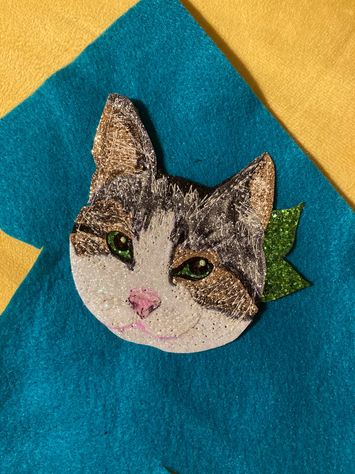 Pet portrait Christmas tree decoration