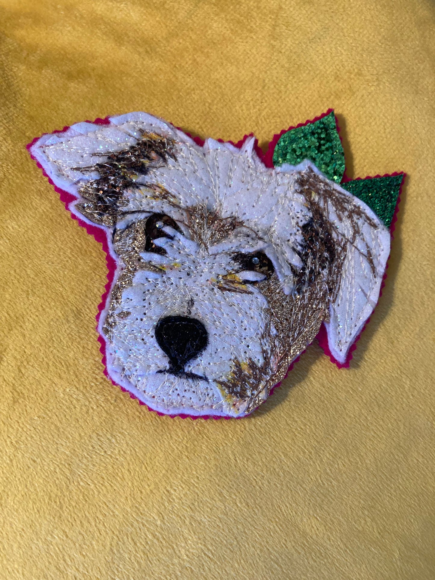 Pet portrait Christmas tree decoration
