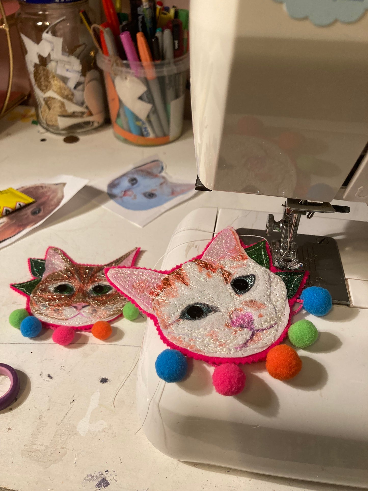 Pet portrait Christmas tree decoration