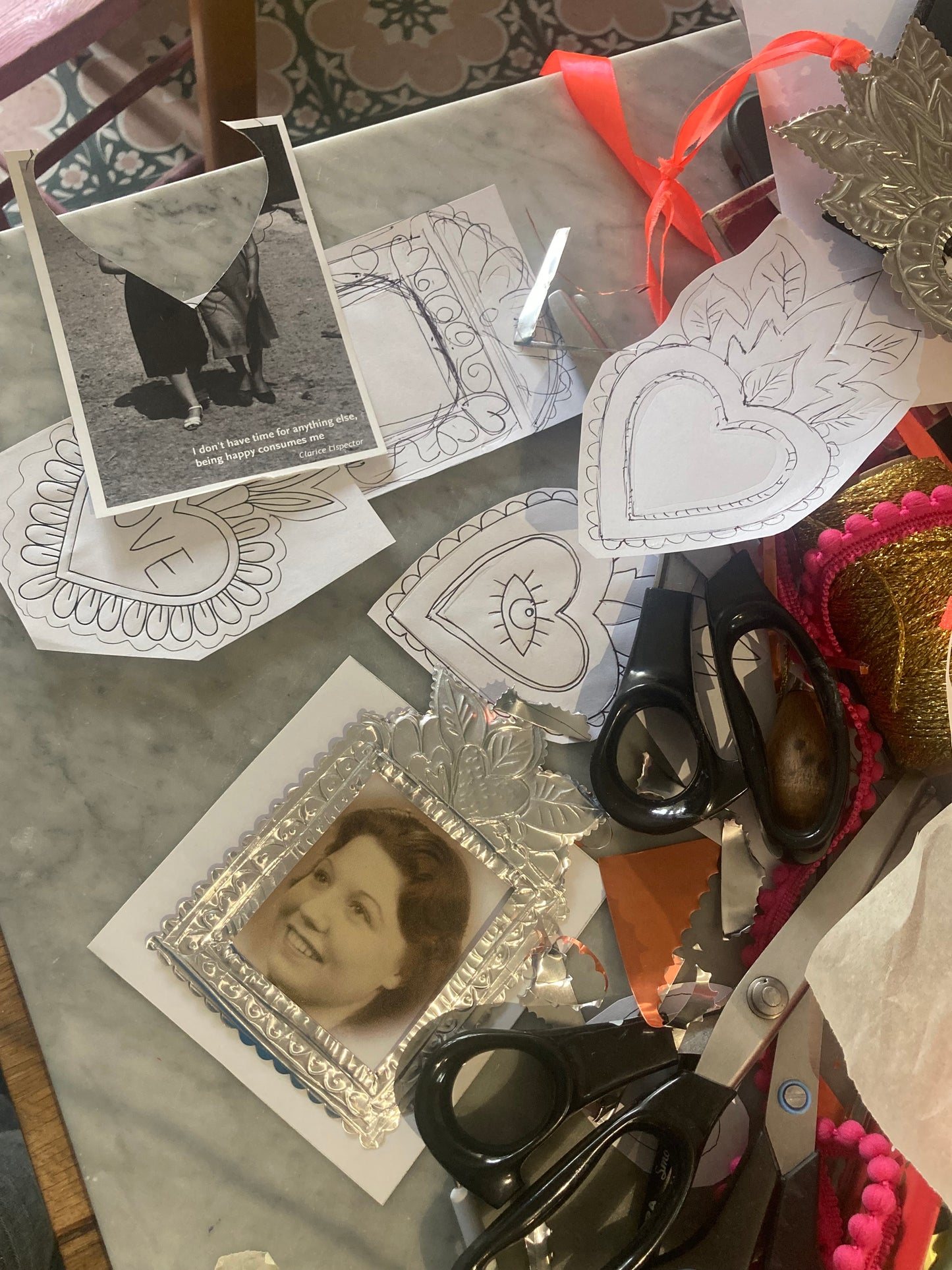 Galentines tin Decoration workshop