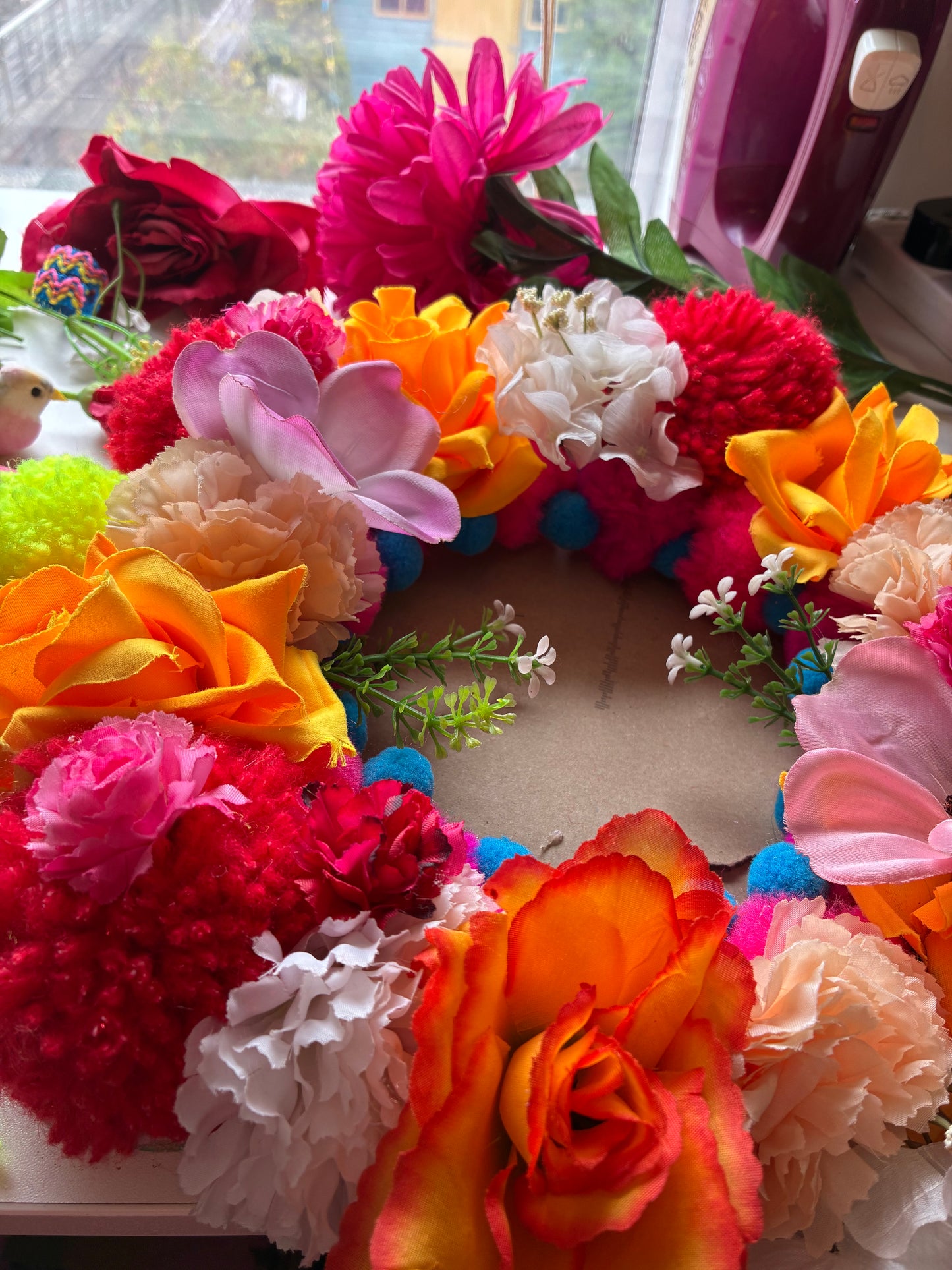 Diwali wreath decoration