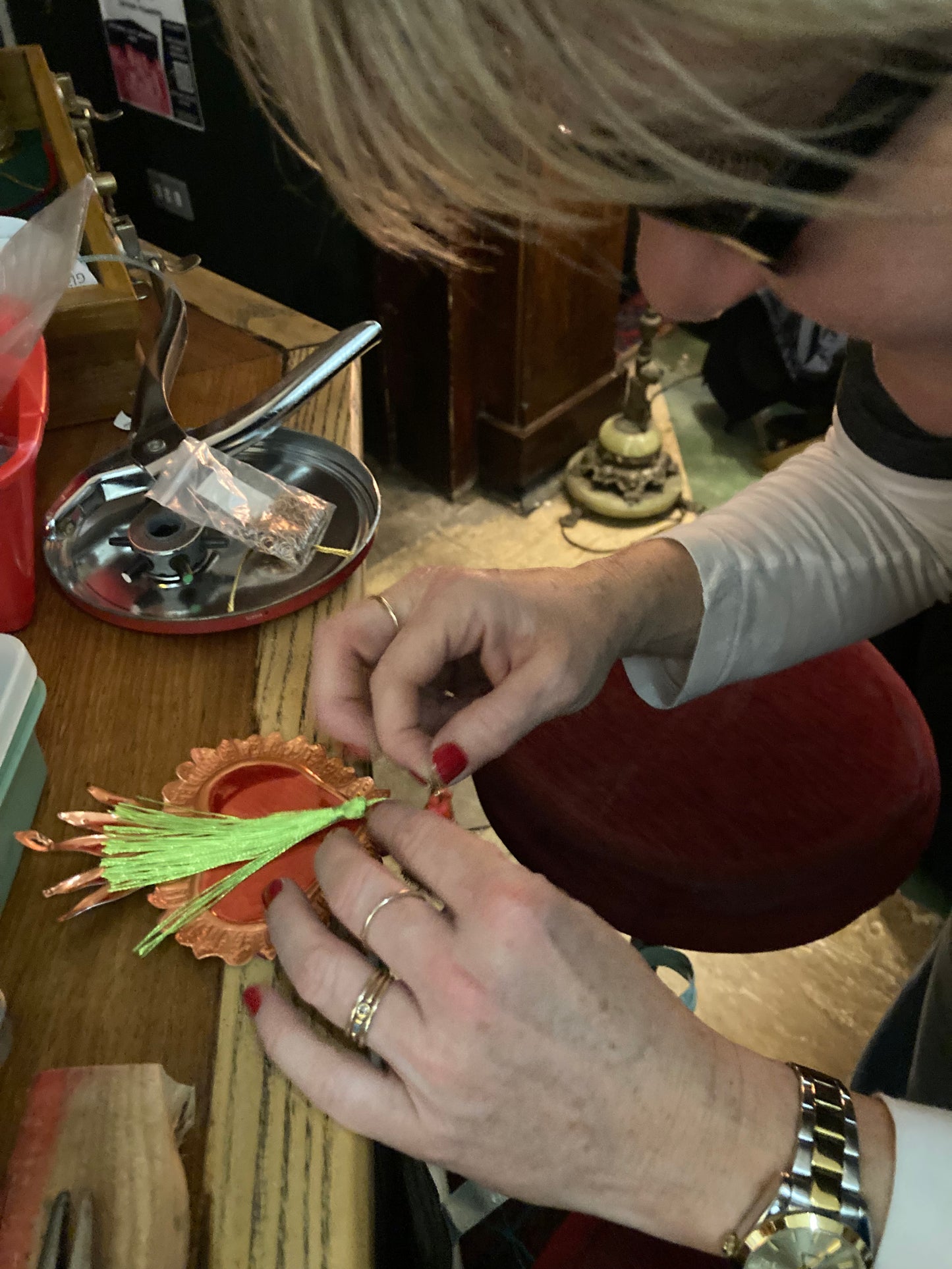Galentines tin Decoration workshop