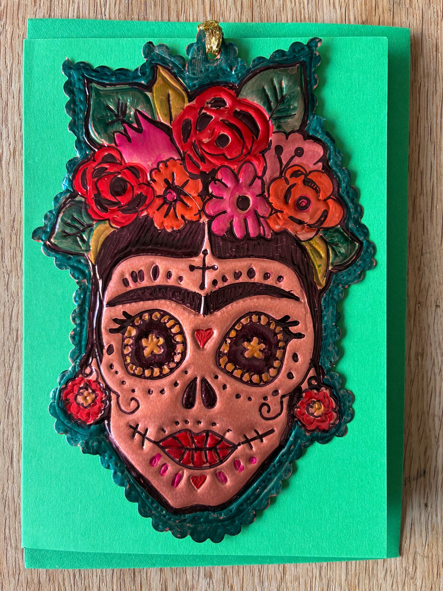 DIY Kit - Mexican Day of the dead tin decoration