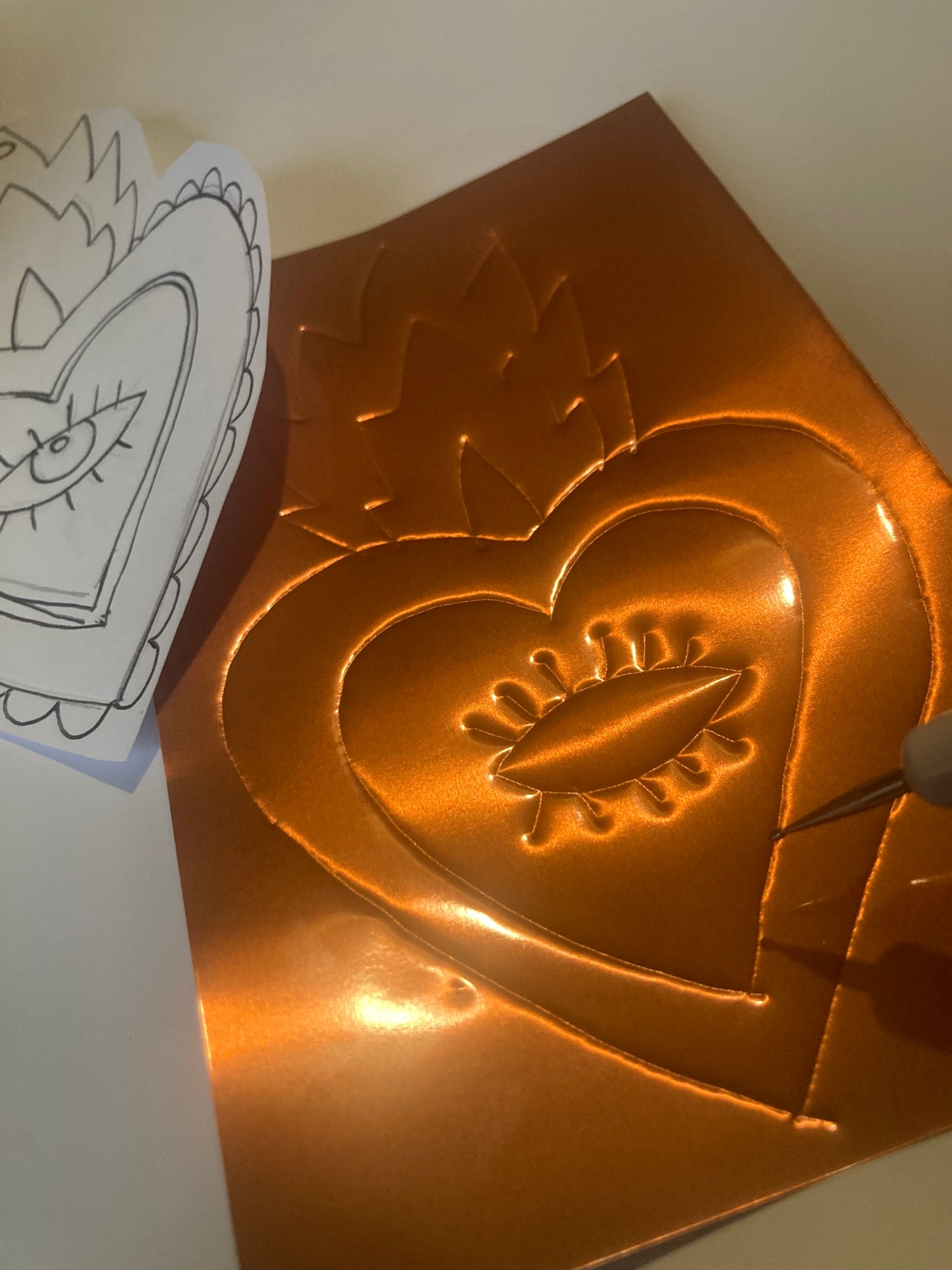 Galentines tin Decoration workshop