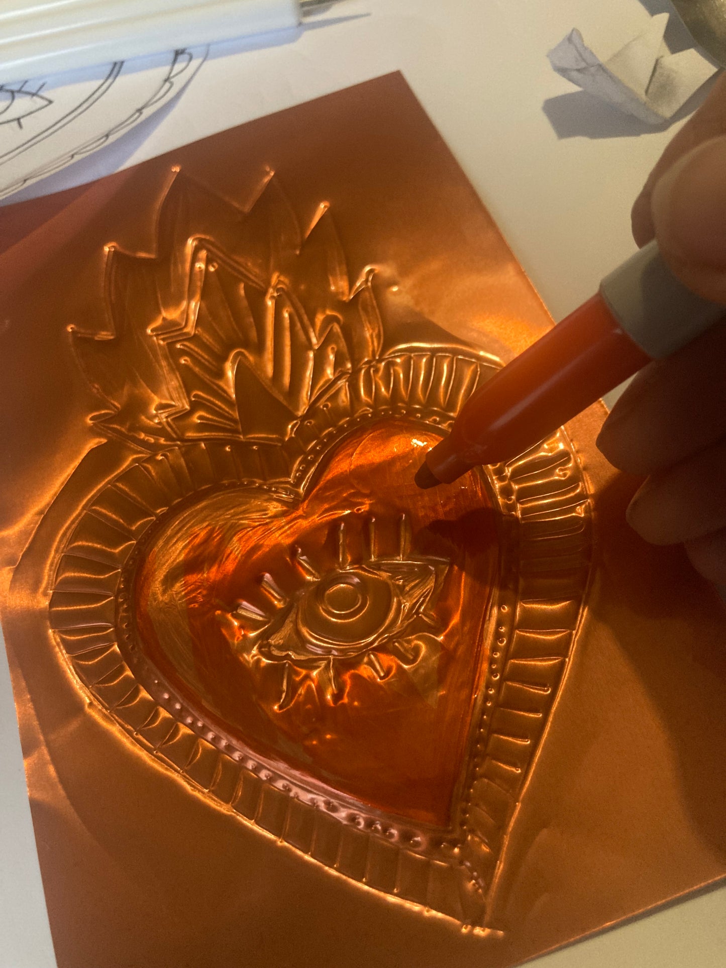 Galentines tin Decoration workshop