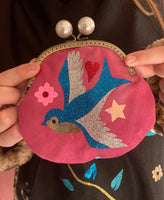 Clip frame purse