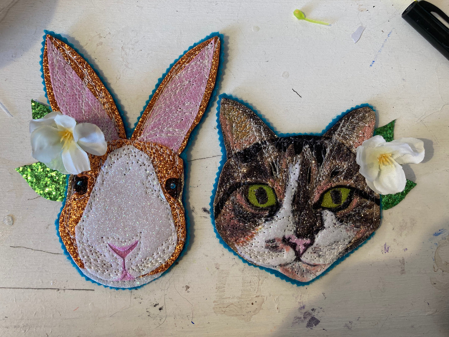 Pet portrait Christmas tree decoration