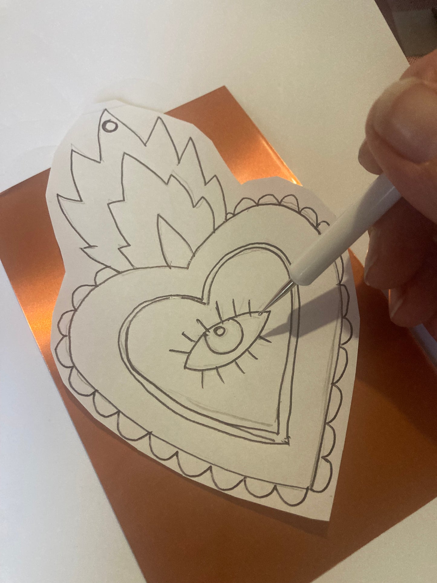 Galentines tin Decoration workshop