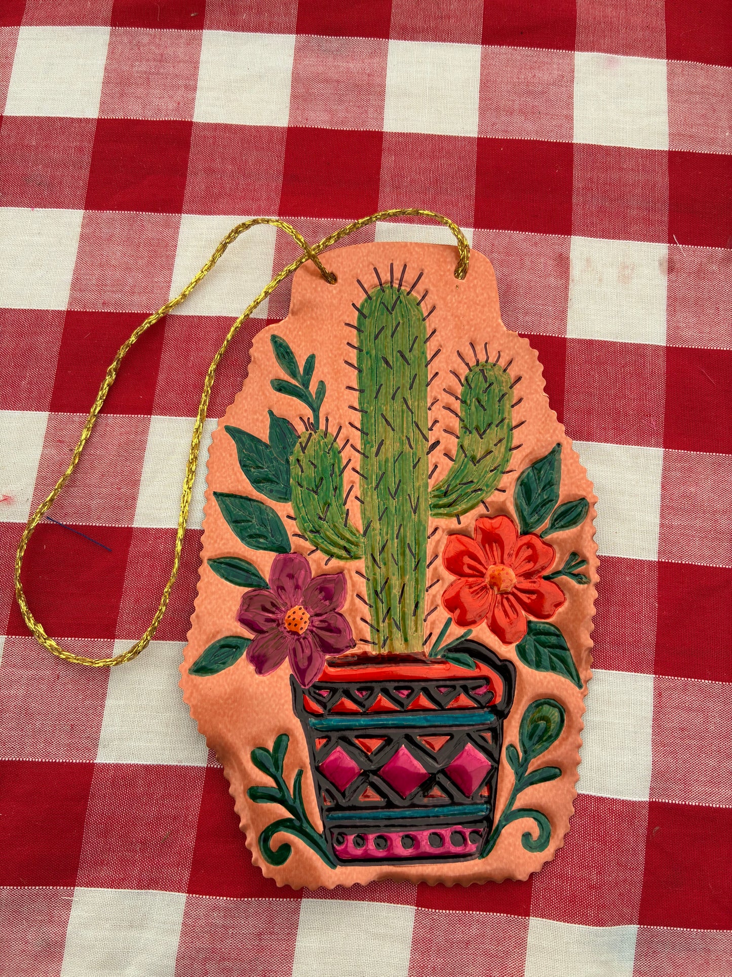 Mexican tin decorations