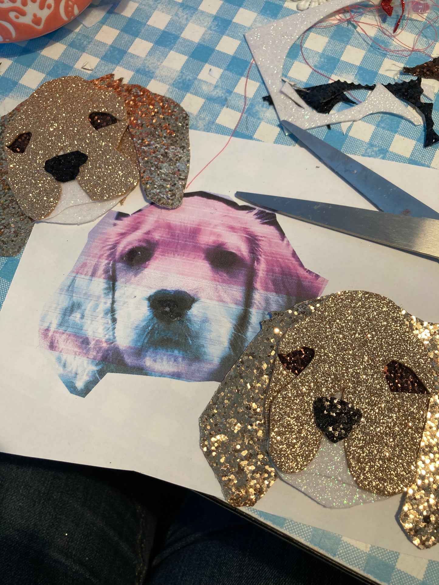 Pet portrait Christmas tree decoration