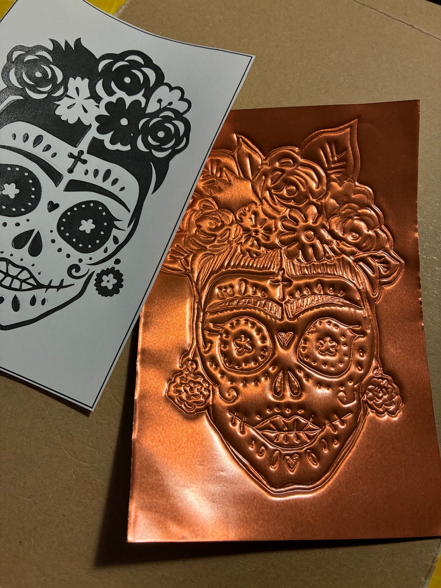 DIY Kit - Mexican Day of the dead tin decoration
