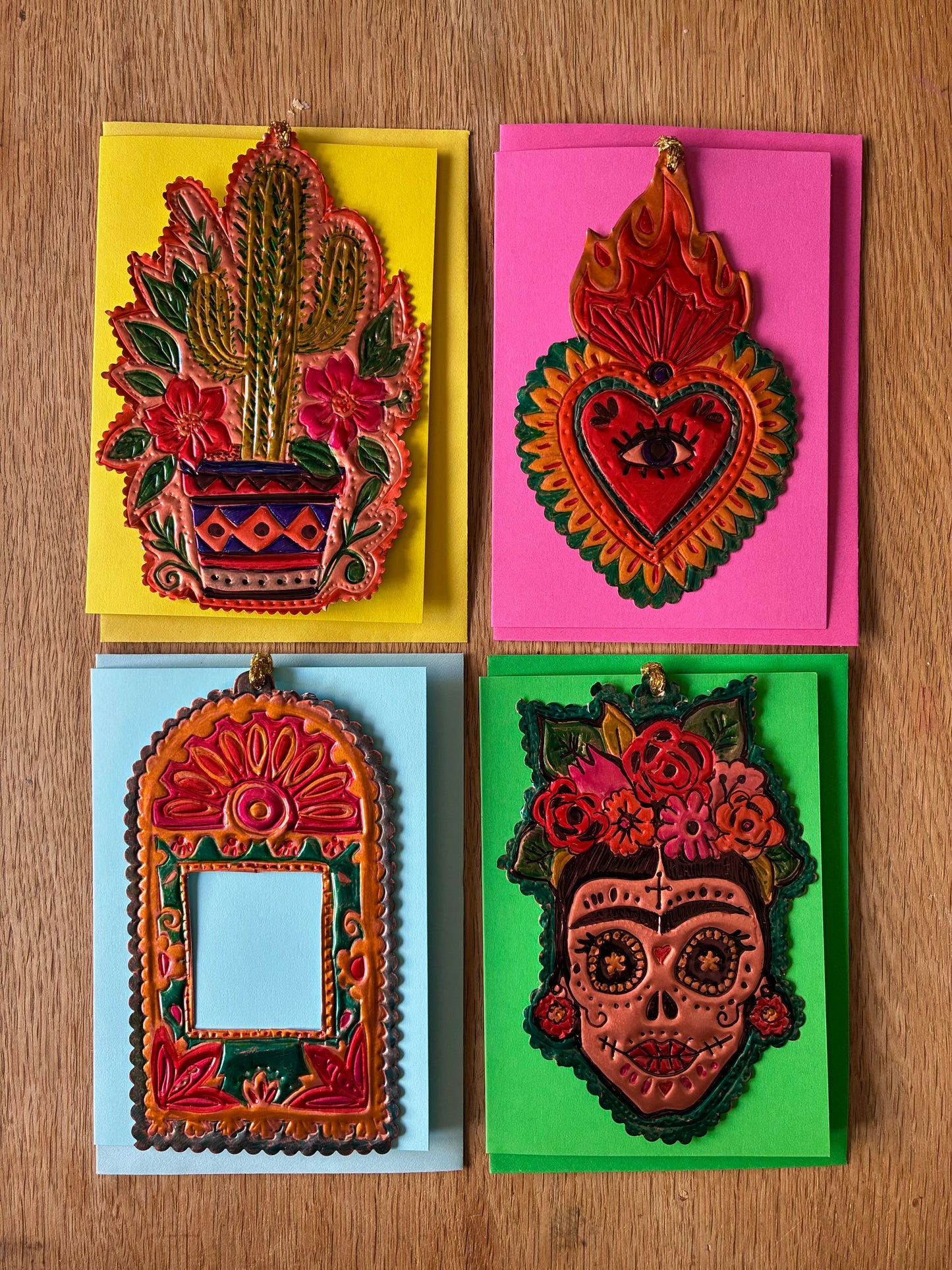 DIY Kit - Mexican Day of the dead tin decoration