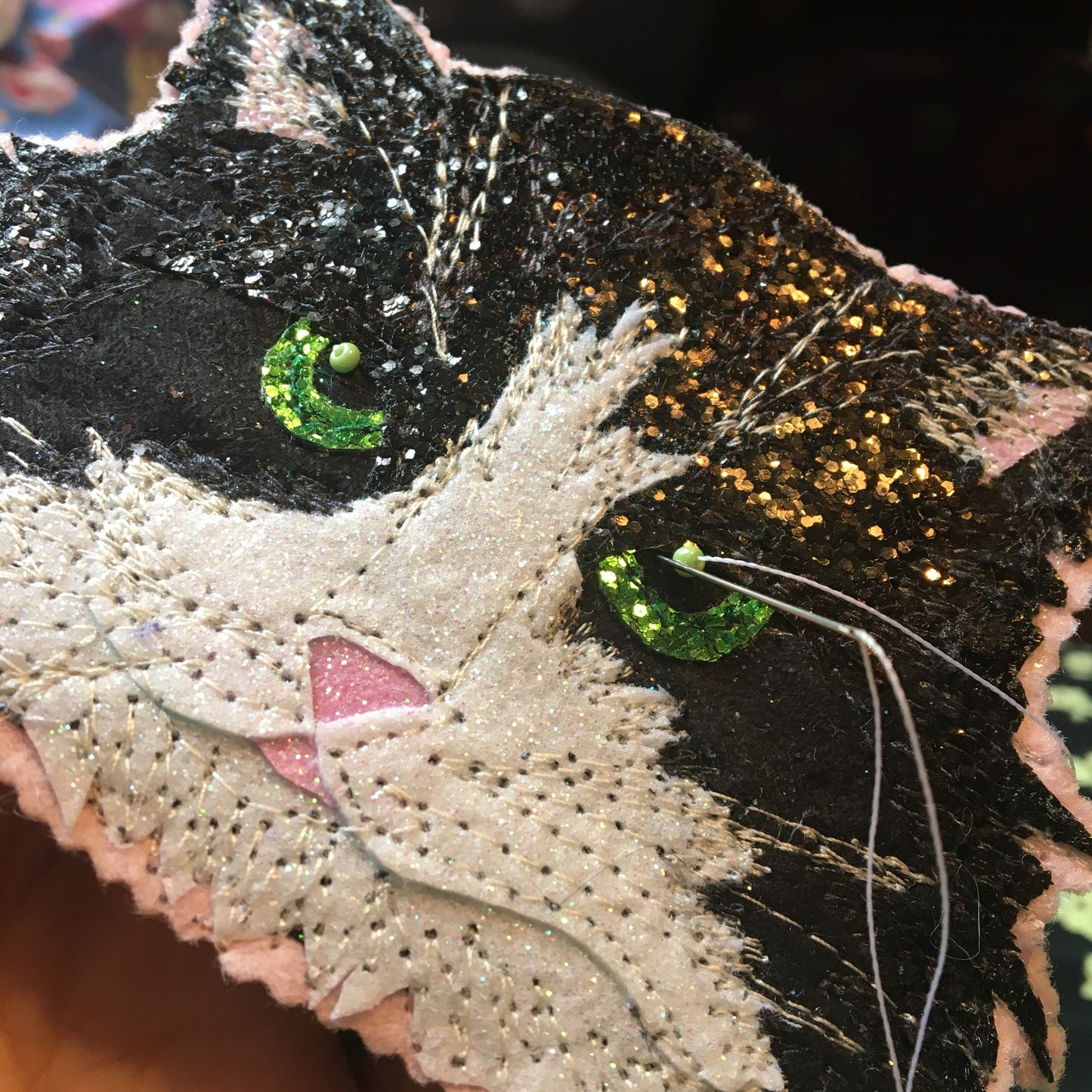 Pet portrait Christmas tree decoration