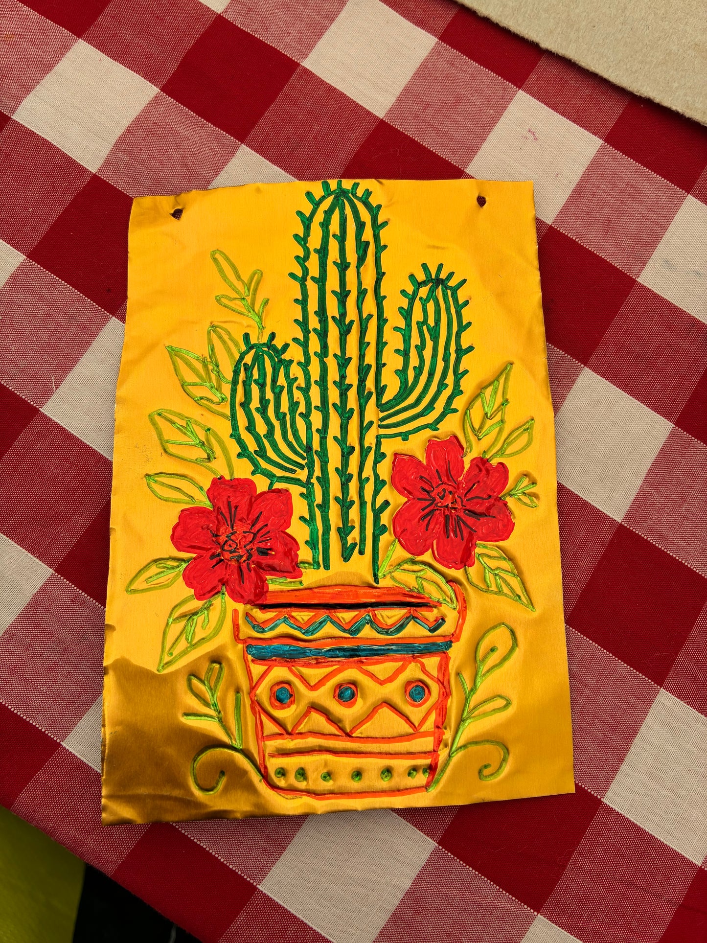 Mexican tin decorations