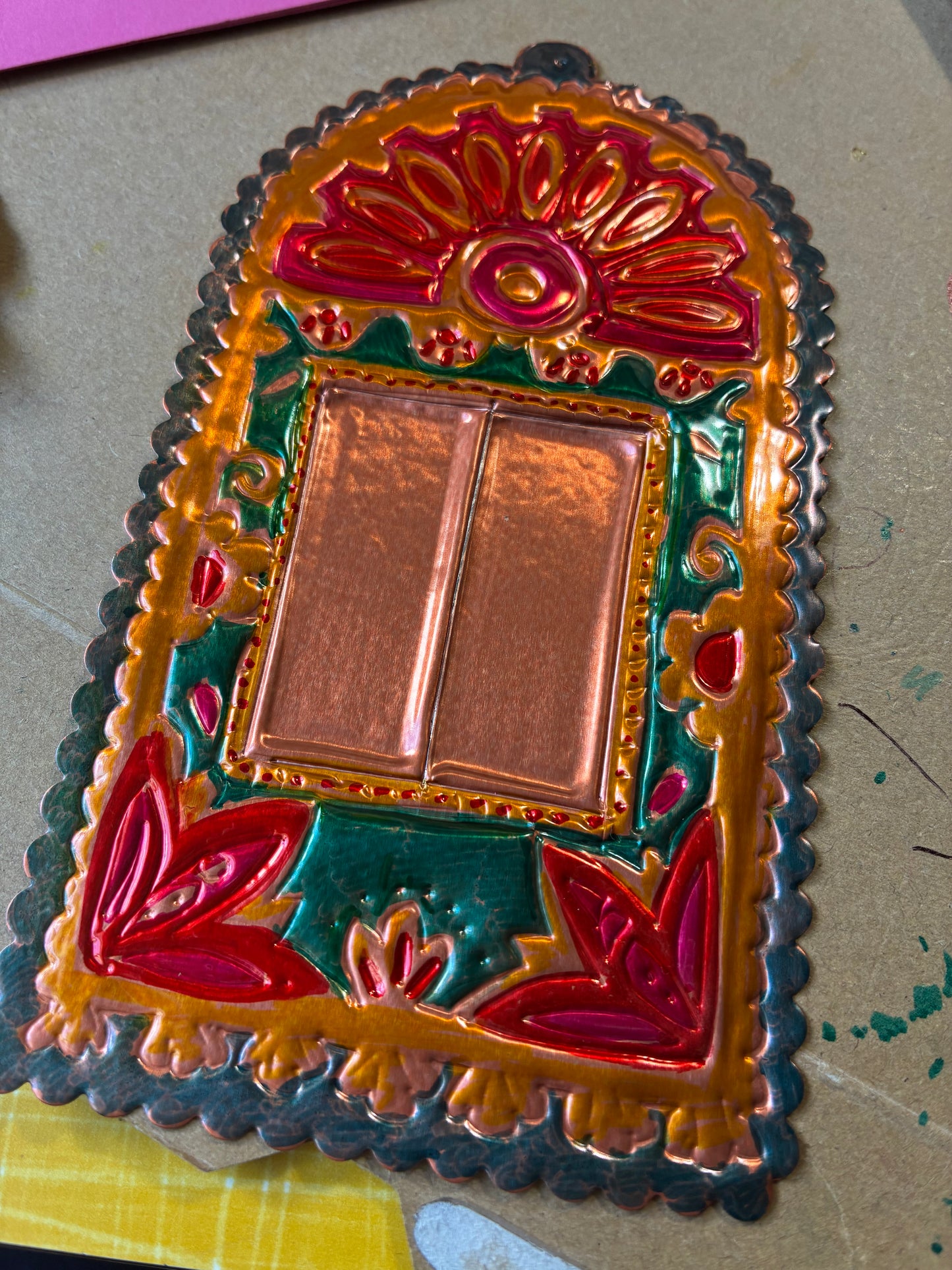 DIY Kit - Mexican Day of the dead tin decoration