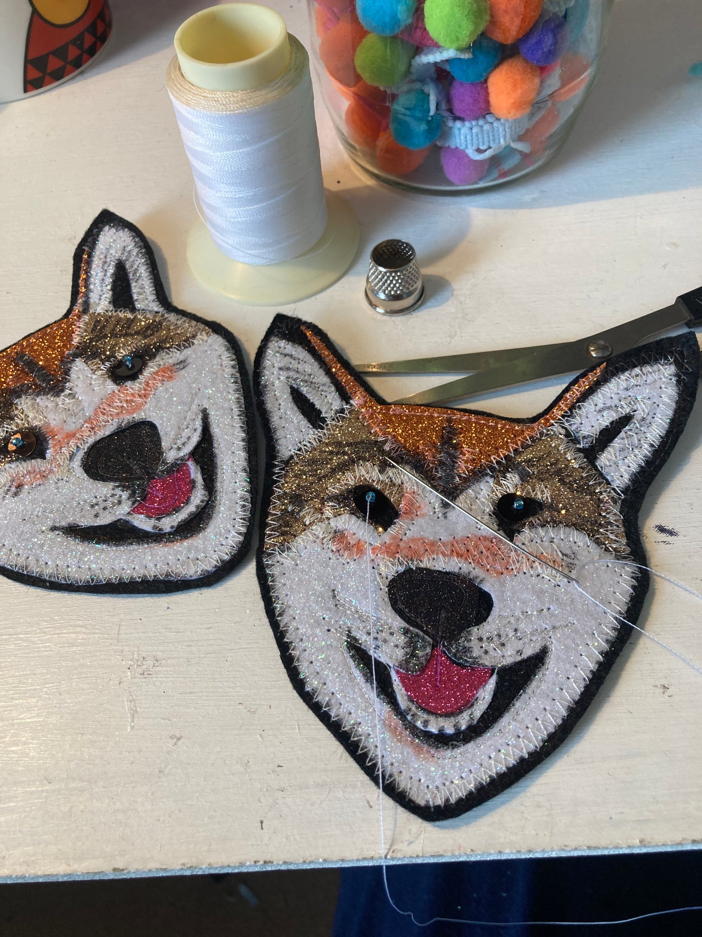 Pet portrait Christmas tree decoration