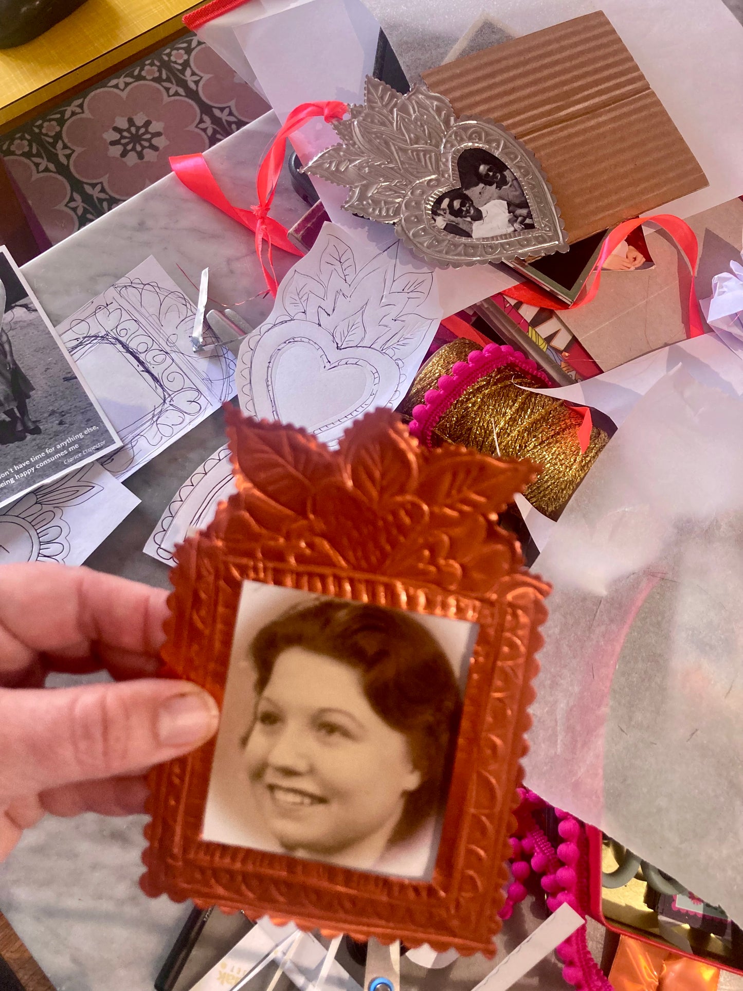 Galentines tin Decoration workshop