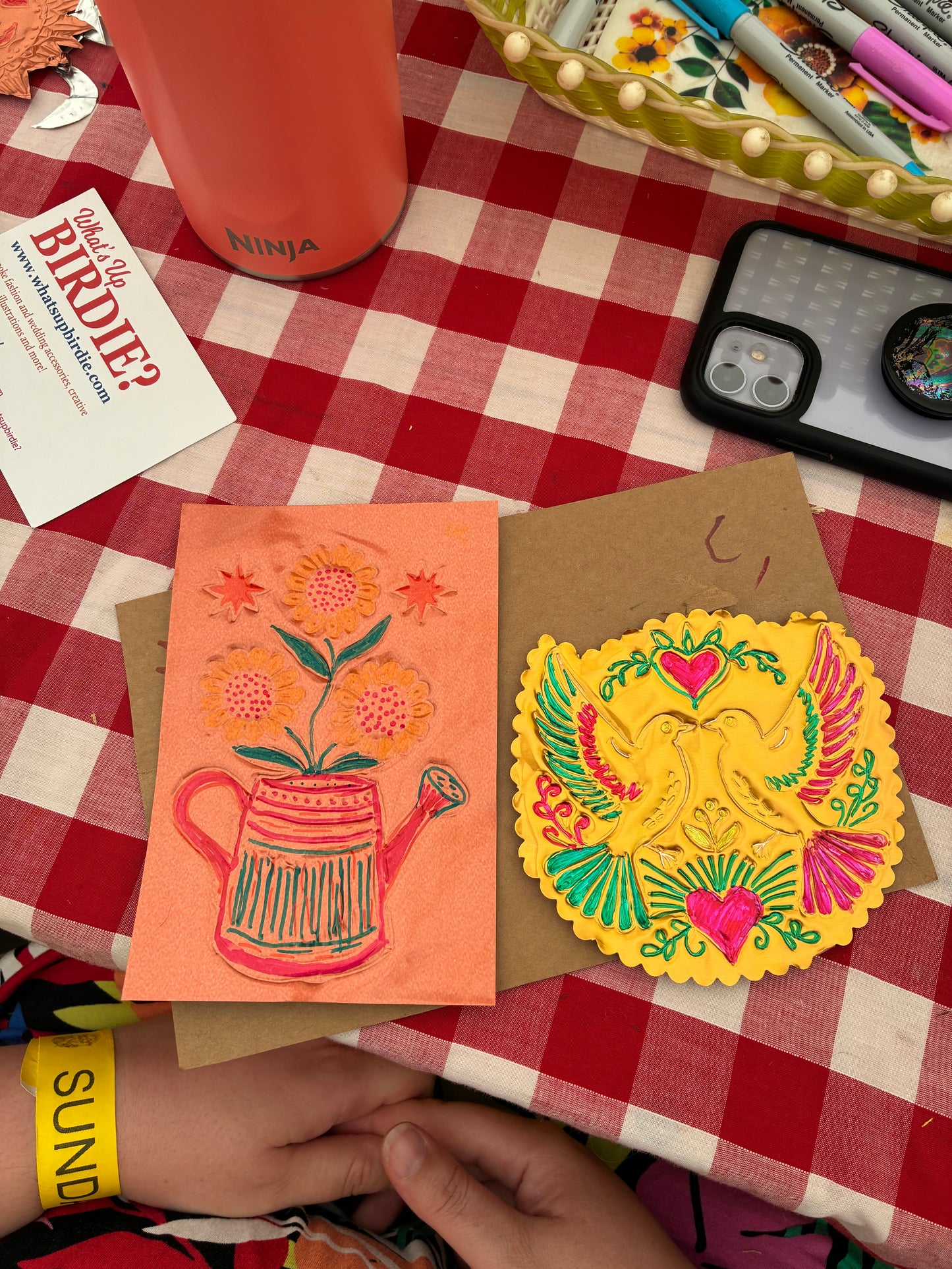 Mexican tin decorations