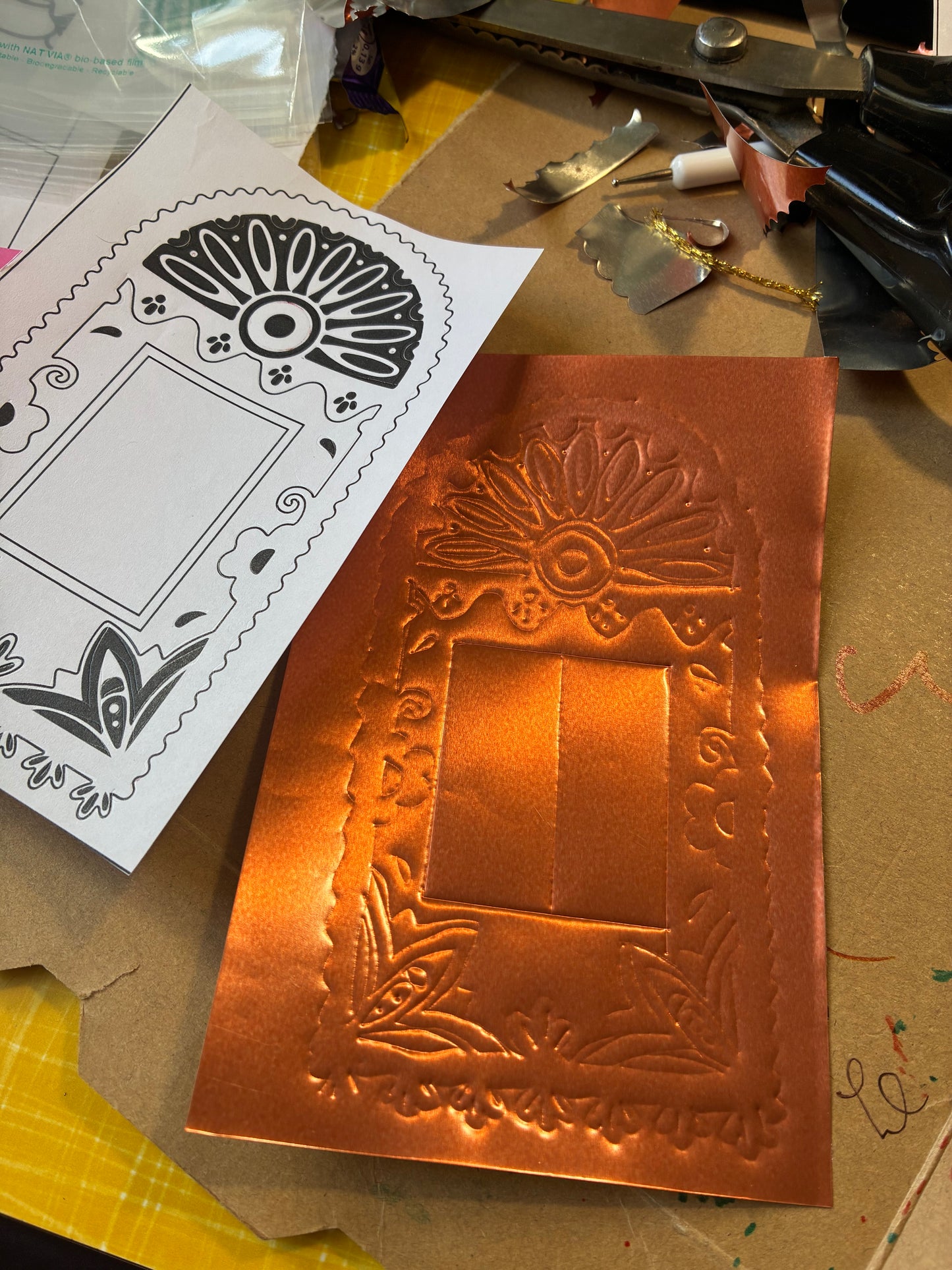 DIY Kit - Mexican Day of the dead tin decoration