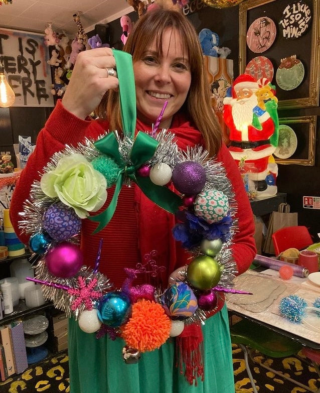 Kitsch Christmas Wreath Workshop