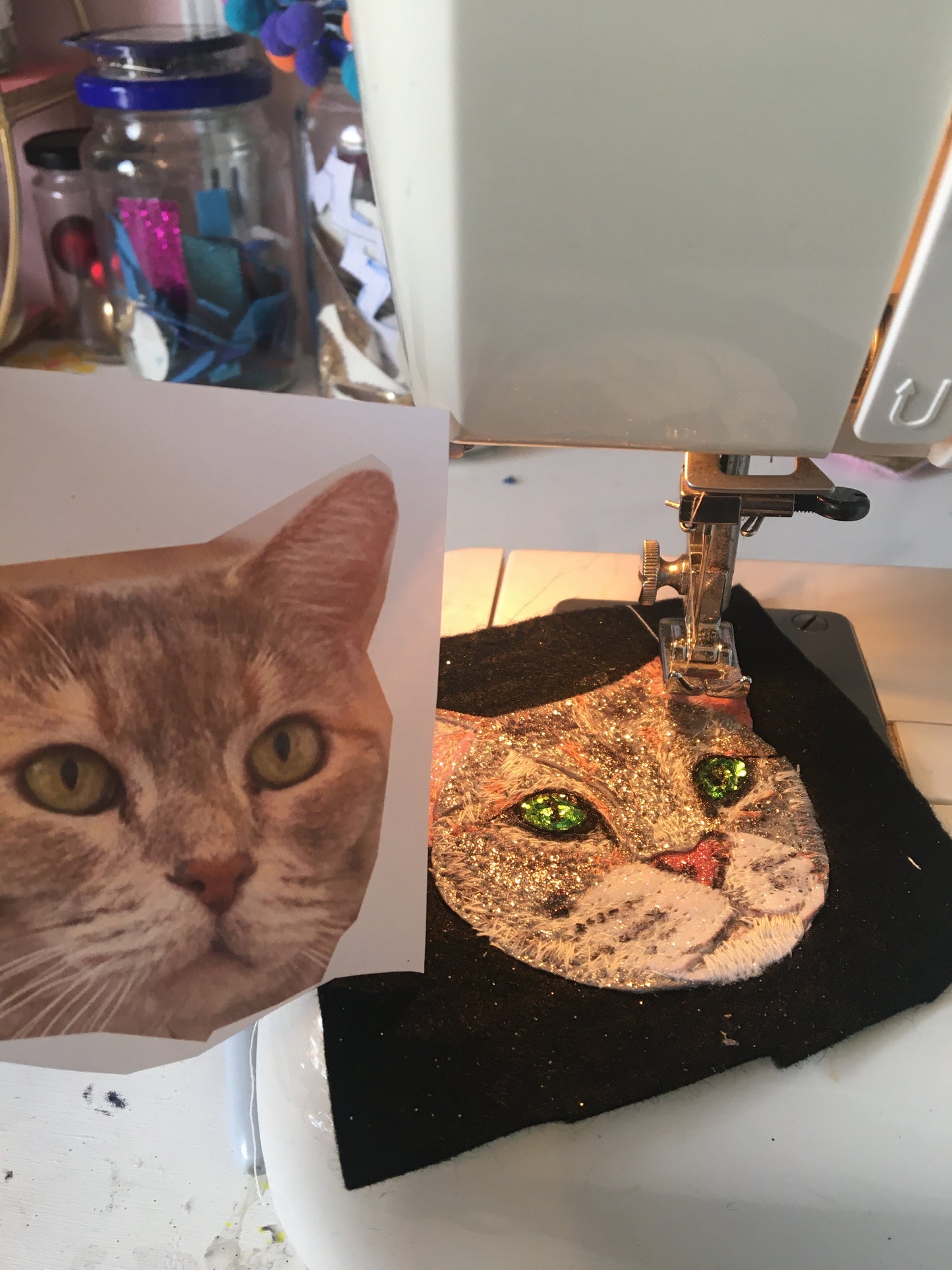 Pet portrait Christmas tree decoration