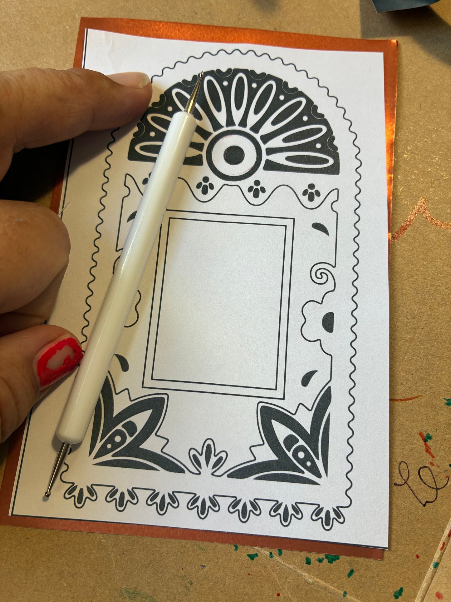 DIY Kit - Mexican Day of the dead tin decoration