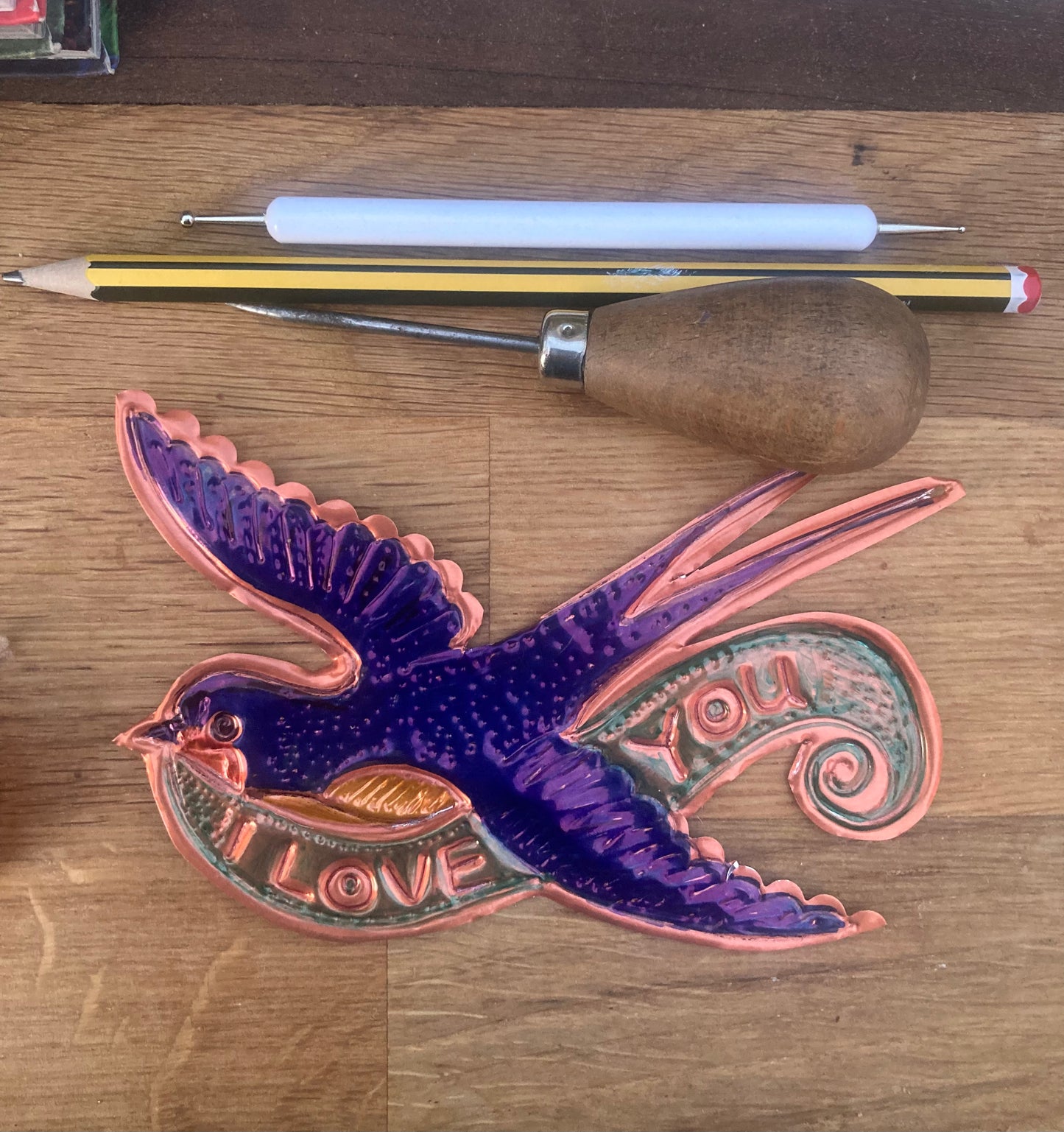 Galentines tin Decoration workshop