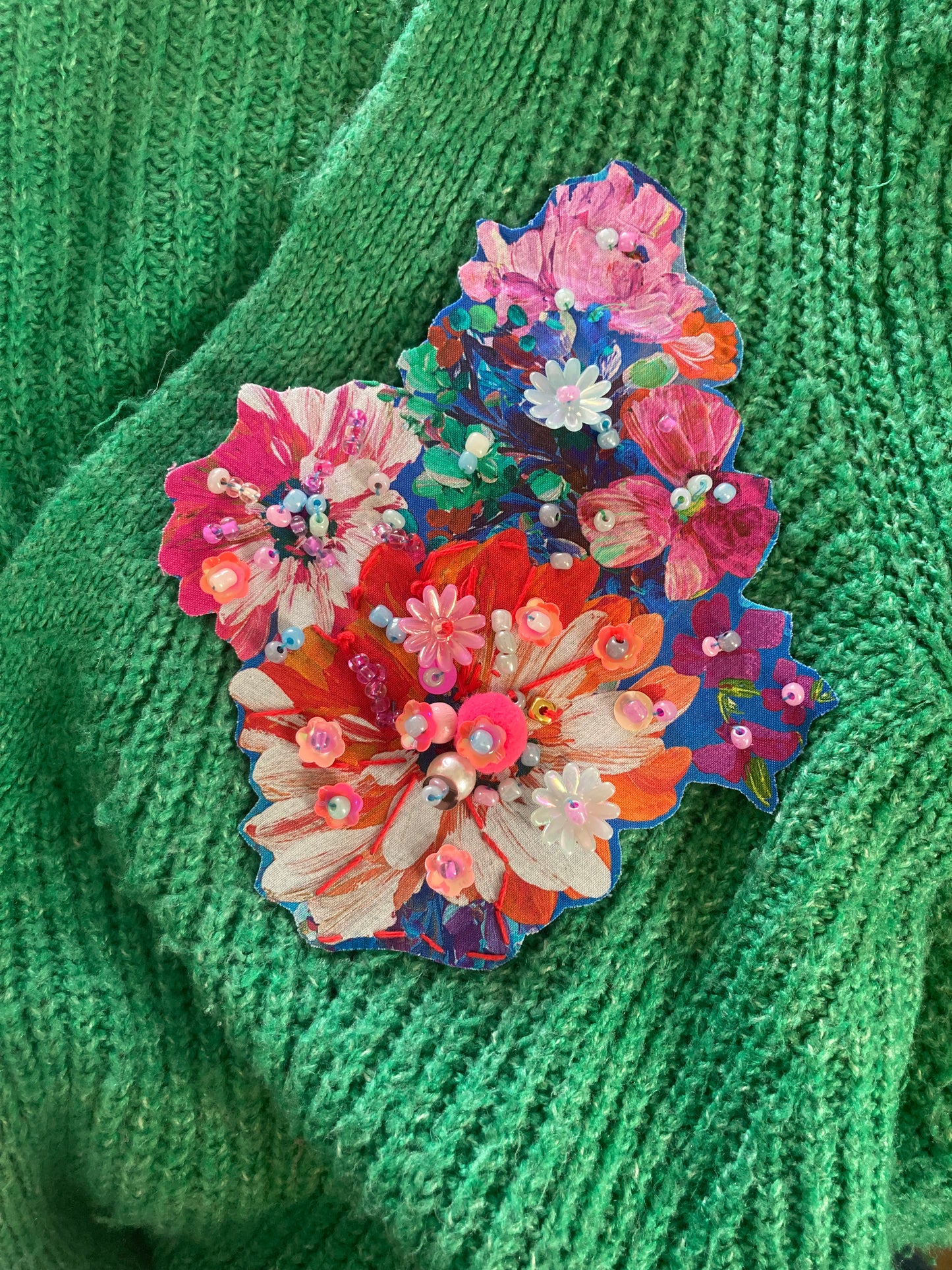 Applique Beaded Patch workshop