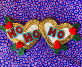 Christmas Ho Ho Ho shoe clips