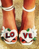 Shoe customisation, party shoes, bride shoes