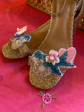 Birdie blue Bridal shoe clips