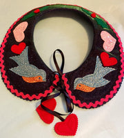 Christmas Birdie collar