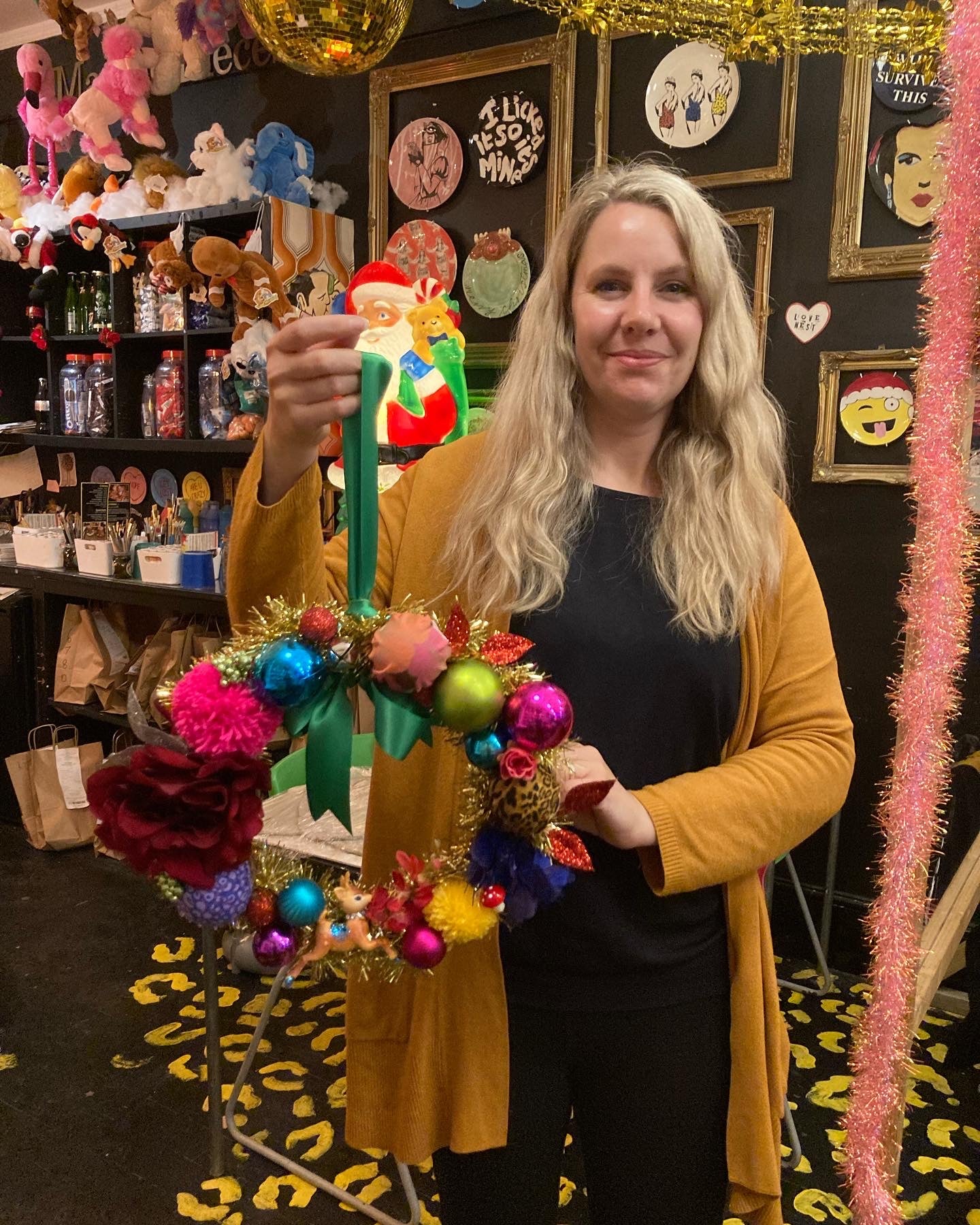 Kitsch Christmas Wreath Workshop